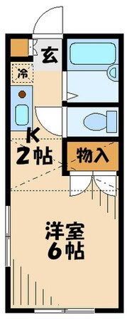 コンフォート唐木田の物件間取画像